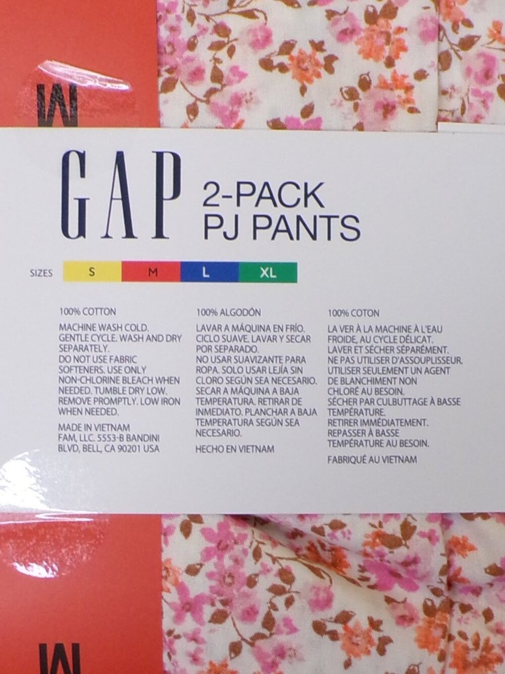 Gap NWT Women's Cotton PJ Pant, 2-Pack - Pink Pack - Size: Medium - Picture 4 of 9